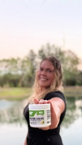 Instagram post by @gracelyn_leiseth for GAT Sport. Caption reads: Check out GAT Sport Creatine Chews that have Bold,....