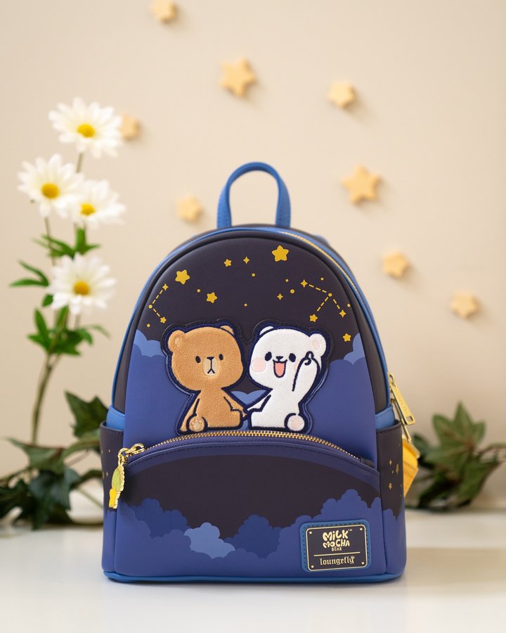 Instagram post by @milkmochabear for loungefly. Caption reads: We are super excited to introduce you to the....