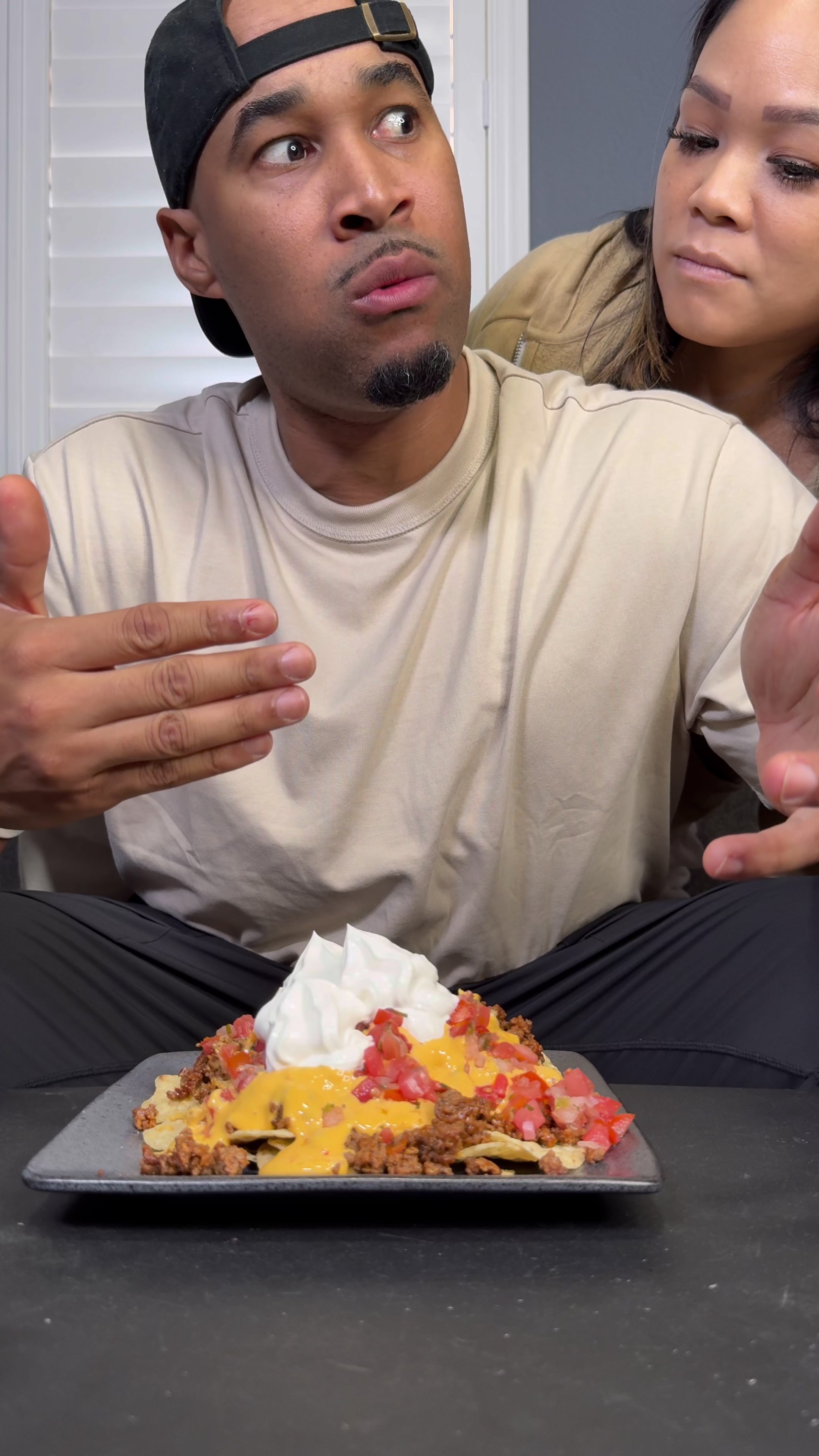 TikTok post by @wereennistogether for Tostitos. Caption reads: #ad #Tostitos_Partner Gameday isn’t complete....