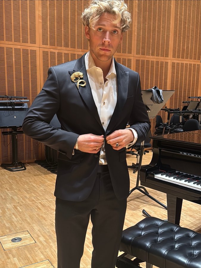 Instagram post by @christophermusiccom for Bang & Olufsen. Caption reads: A hundred years of Bang & Olufsen! Thank you for....