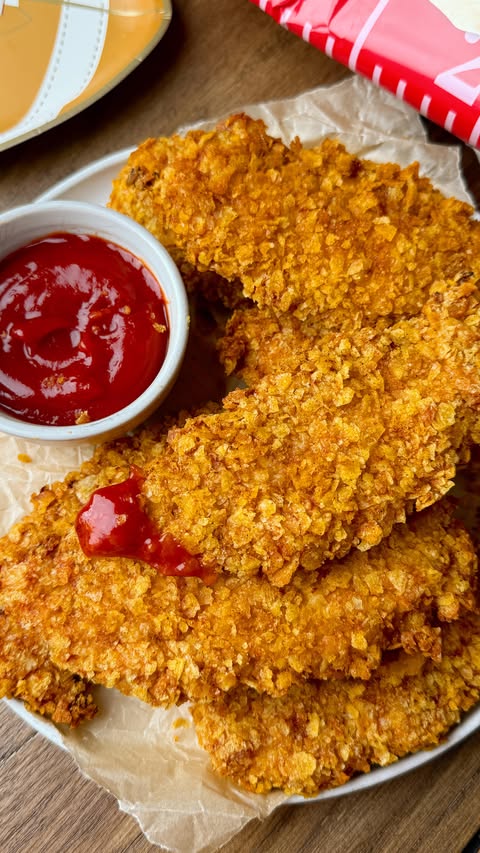 Instagram post by @munchinwithmaddie_ for Utz Snacks. Caption reads: [...] is to coat your tendies in crushed....