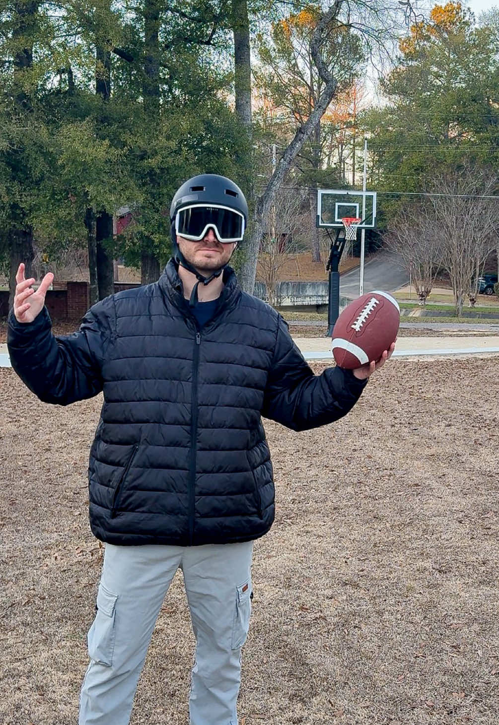 TikTok post by @jakethejuice for Peacock TV. Caption reads: #PeacockPartner 3 Sports, 1 Trickshot. Don’t miss....