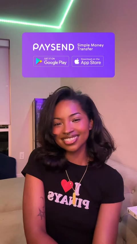 Instagram post by @jrozetate for Paysend. Caption reads: [...] or showing love from miles away—Paysend....