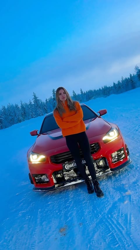 Instagram post by @sophiacalate for Continental Reifen. Caption reads: Je danse 💃 Dancing in Finland with the....