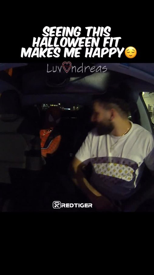 Instagram post by @luvandreas for REDTIGER. Caption reads: [...] Wanna two-way dashcam like mine? RedTiger’s....