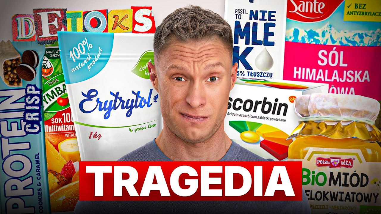 YouTube post by @Michal_Wrzosek for empik. Caption reads: Debunking the MOST HARMFUL dietary myths in 24....