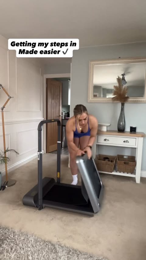 Instagram post by @kaylouisetaylor for WalkingPad. Caption reads: [...] to shop and my code to get 12% off....