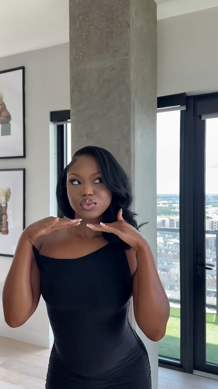 Instagram post by @officialericaam for b.tan. Caption reads: The things we do as girls😭🫠 

Do you try to....