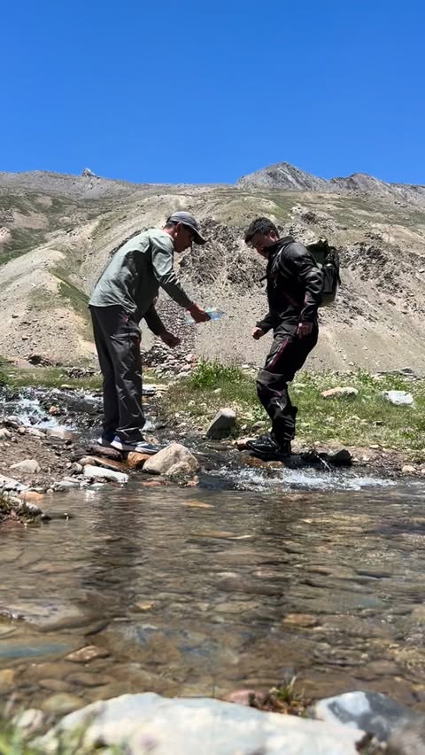 Instagram post by @stuntsoul for Royal Enfield. Caption reads: Fully tested and fully waterproof. Royal Enfield....