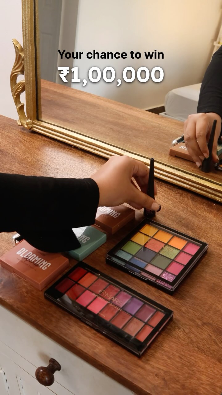 Instagram post by @itistanyasingh for MARS Cosmetics. Caption reads: It’s time to get those brushes out #ad and let....