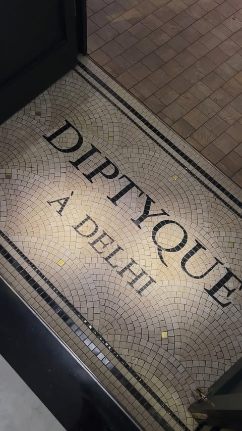 Instagram post by @yashwantsngh for Diptyque. Caption reads: A different place, all of a sudden @diptyque 🖤....