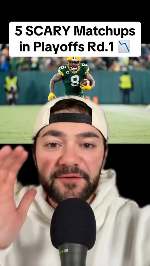 Instagram post by @loebsleads for Yahoo. Caption reads: Players with TOUGH matchups in the first round of....