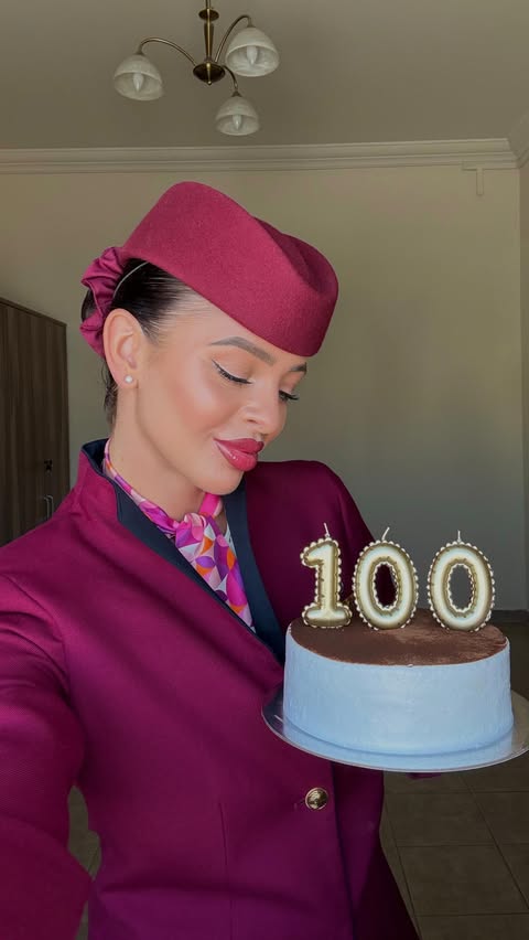 Instagram post by @eliskabelanska for Qatar Airways. Caption reads: [...] Thank you for the opportunity @qatarairways....