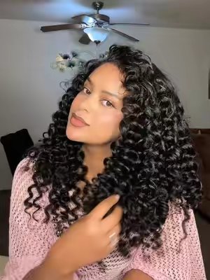 TikTok post by @mahi_m21 for Mamushow Hair Store. Caption reads: @Mamushow Hair Fashion This looks way more....