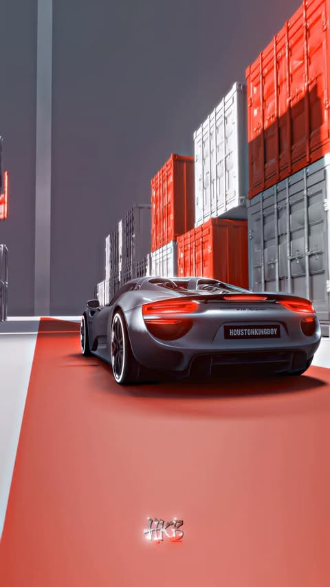 Instagram post by @houstonkingboy for PUBG MOBILE. Caption reads: @pubgmobile x @porsche 
.
.
.
.
FOLLOW ME [...].