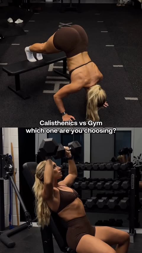 Instagram post by @stephstorm_fit for BetterMe. Caption reads: [...] with the Calisthenics Plan by @betterme to....