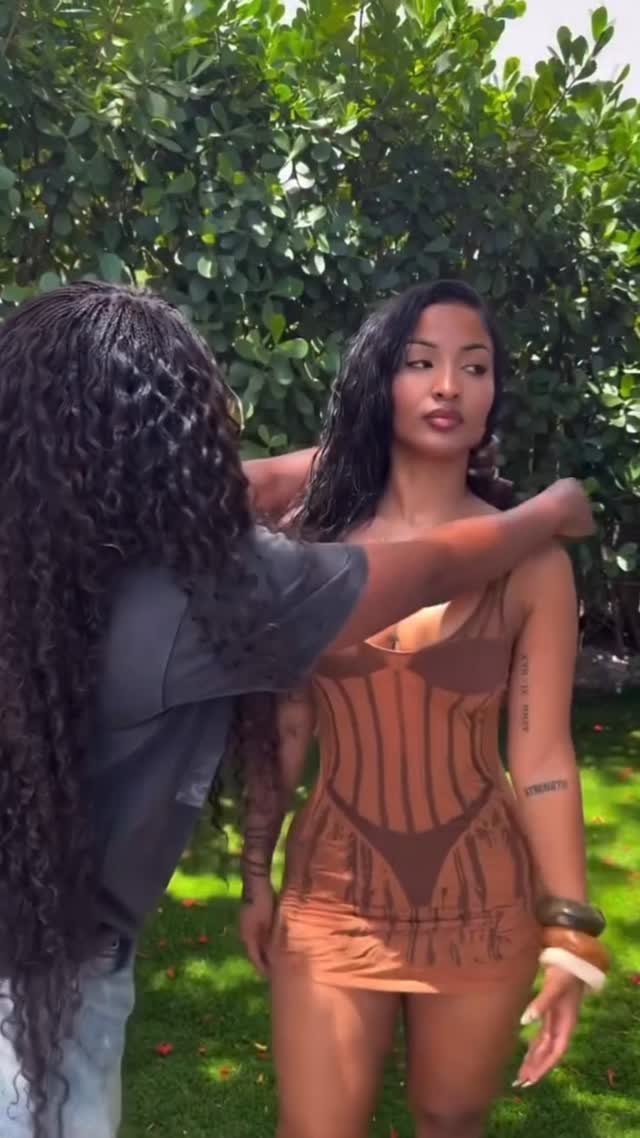 Instagram post by @thoroplated_promotions for The Mane Choice. Caption reads: @themanechoice 🐉 @shenseea 

.

#Shenseea....