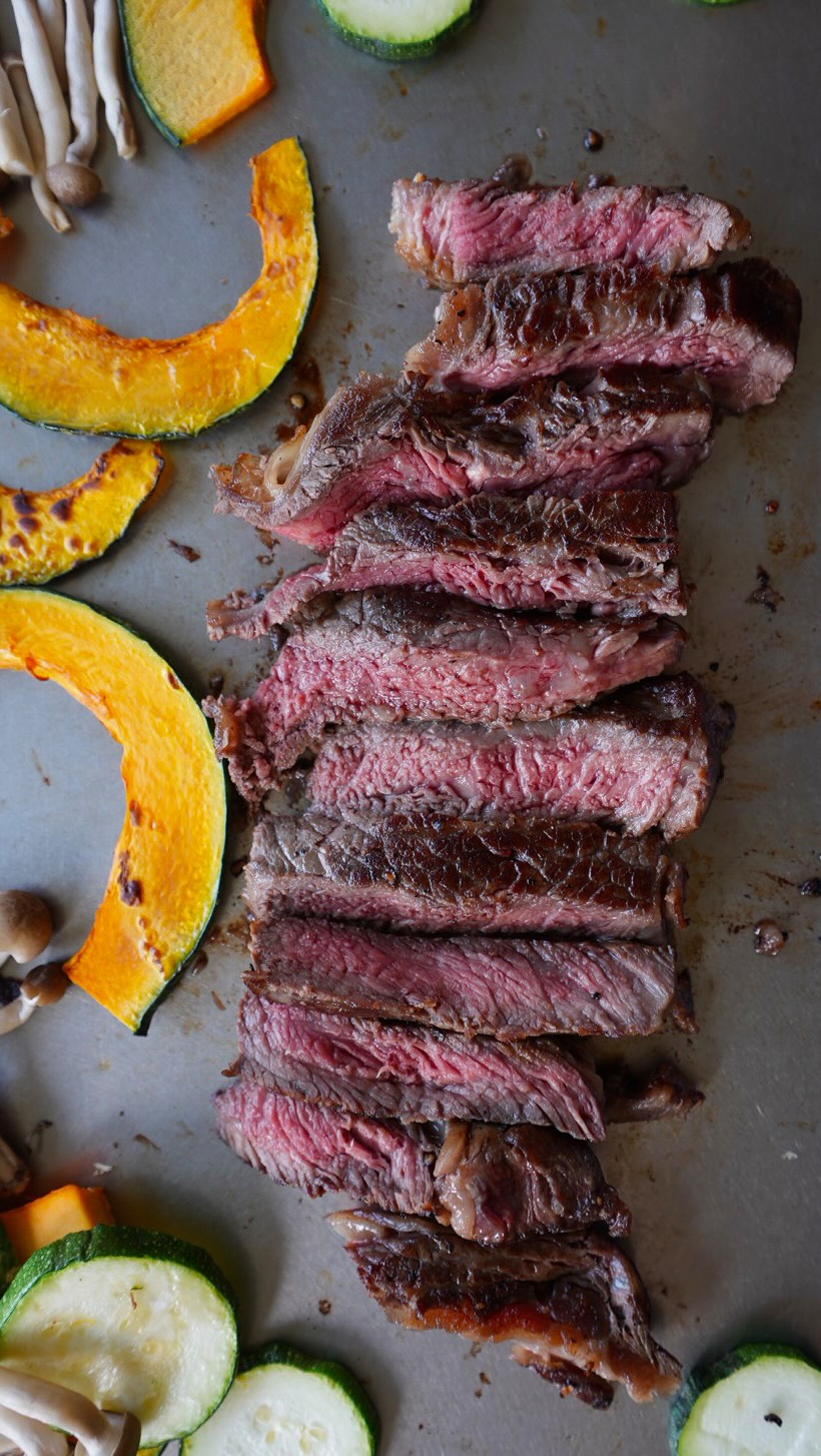 Instagram post by @kyriethefoodie for BALMUDA. Caption reads: TEPPANYAKI AT HOME

Comment RECIPE for a link to....