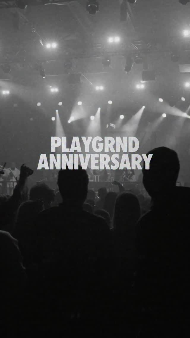 Instagram post by @playgrndseries for SoundCloud. Caption reads: Safe to say our 1 year anniversary was an absolute....