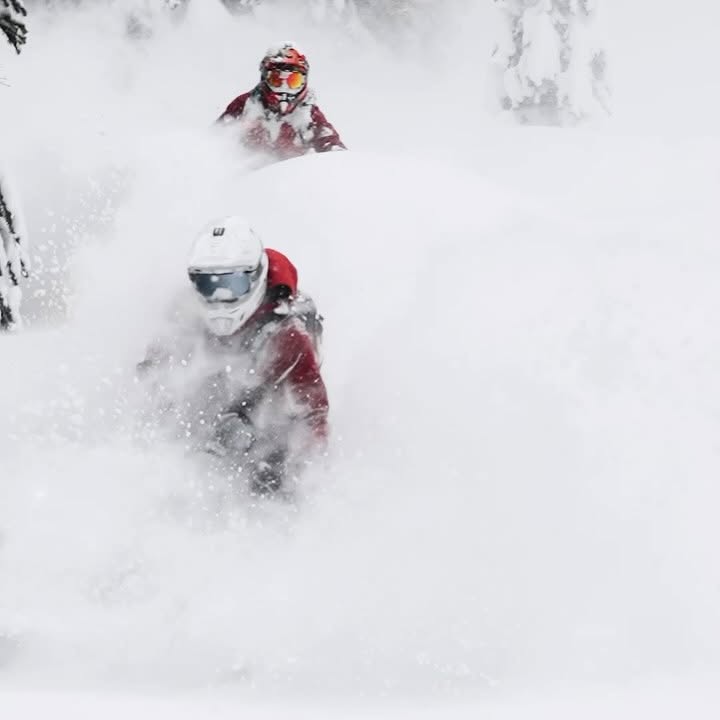 Instagram post by @code_meister for Ski-Doo. Caption reads: [...] weeks until winter is back....