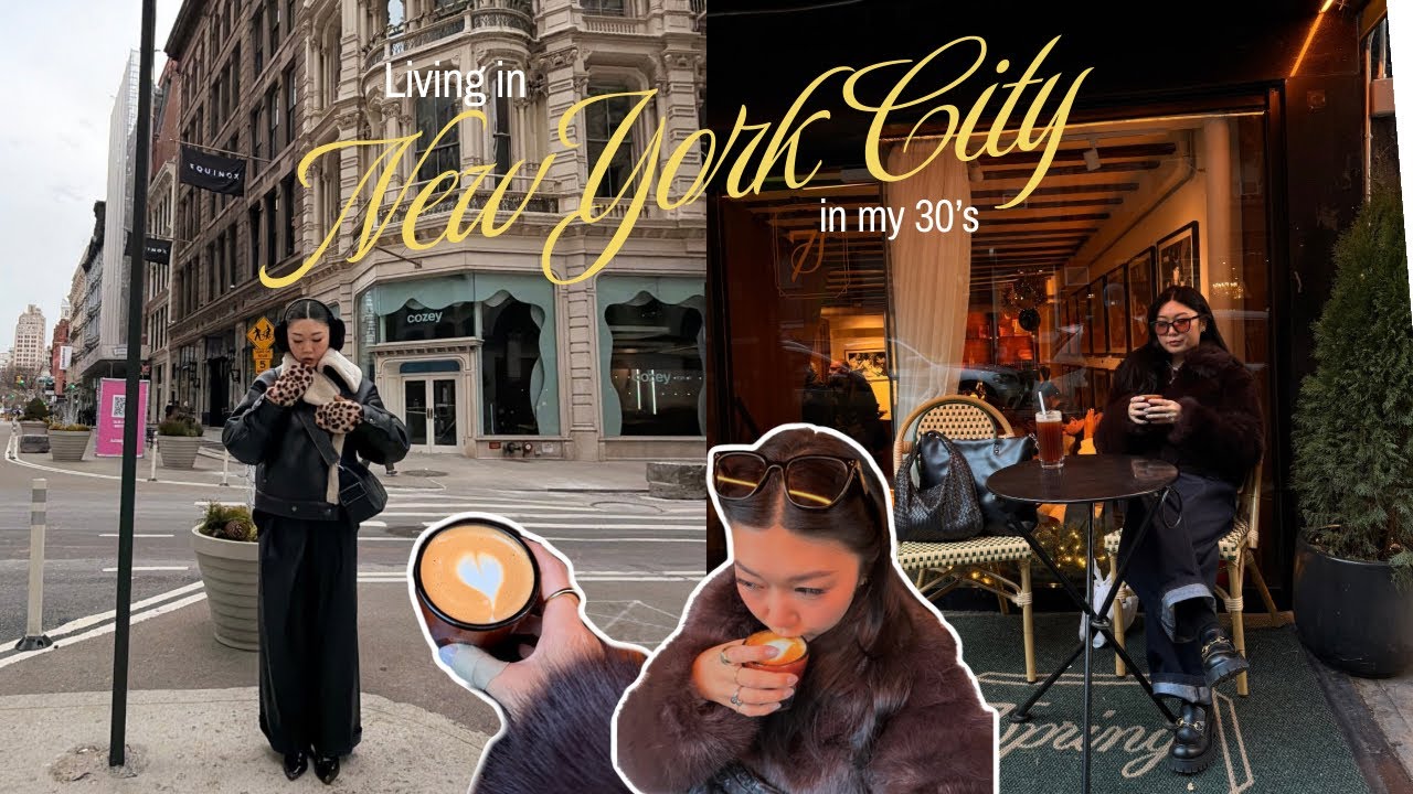 YouTube post by @HannahJYMoon for from Our Place. Caption reads: Living in NYC in my 30's | business trip to Hong....