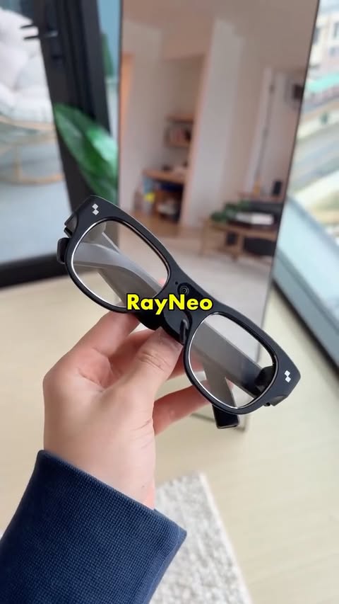 Instagram post by @nathanespinozayt for RayNeo. Caption reads: The RayNeo X3 Pro are the most capable AR glasses....