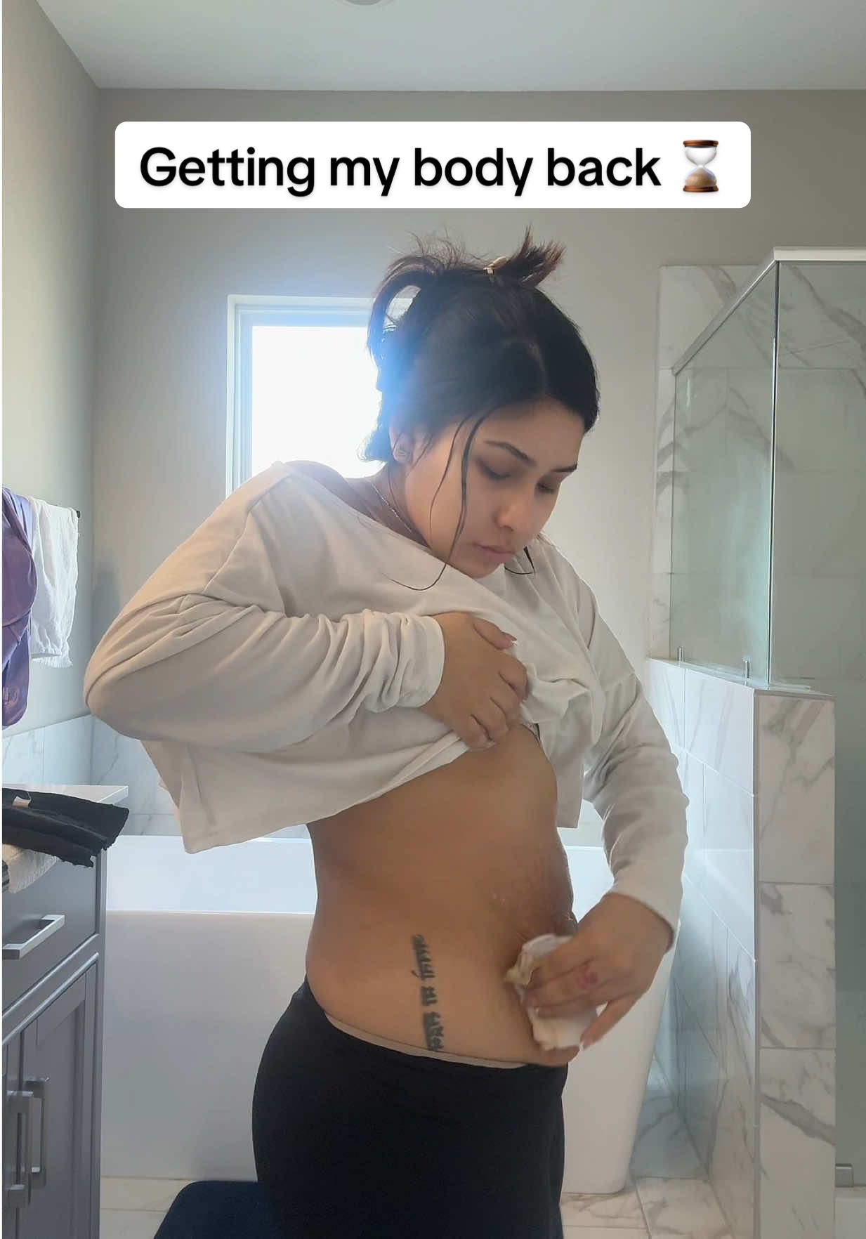 TikTok post by @cmpmelody for MAELYSCOSMETICS. Caption reads: @MAËLYS has lightened my marks and tightened my....