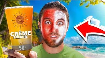 YouTube post by @yvancasta for Saily. Caption reads: Is sunscreen really dangerous?.