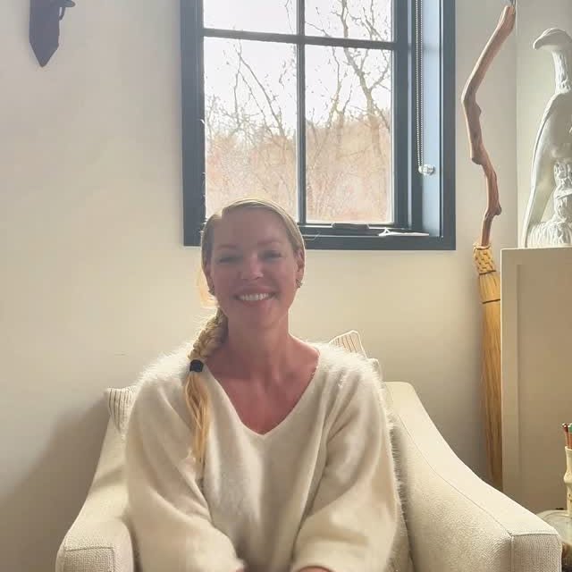 Instagram post by @katherineheigl for Poise. Caption reads: “To the mom I adore, sorry I might’ve weakened....