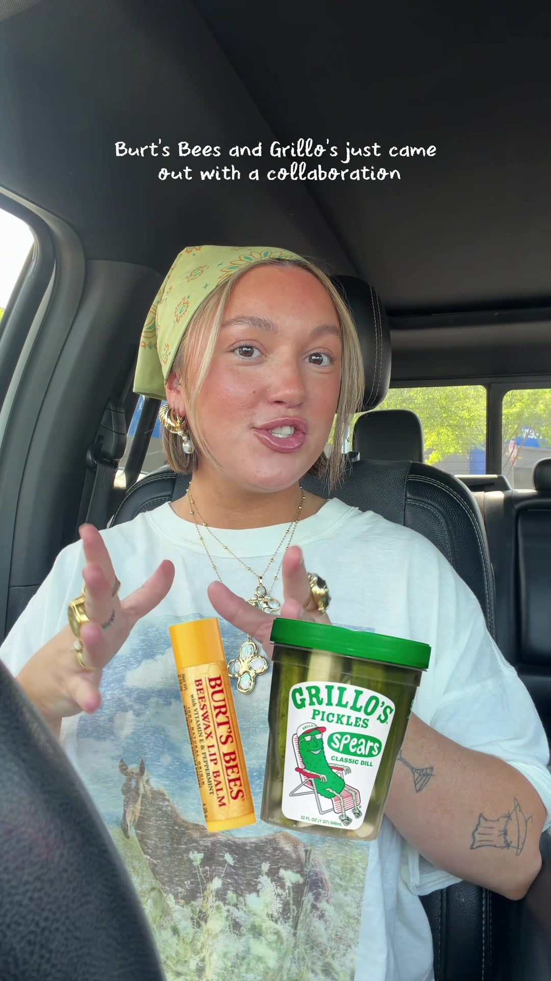 TikTok post by @lanaraestyle for Burt's Bees USA. Caption reads: [...] Walmarts now while supplies last!....