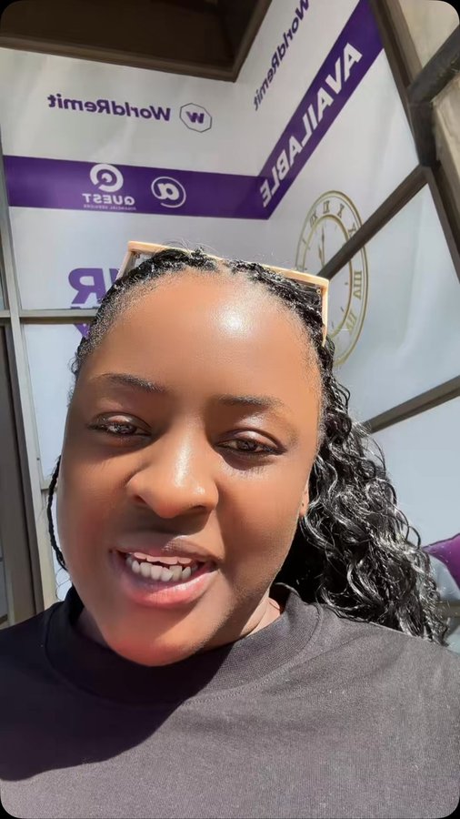 Instagram post by @lorraine_guyo for WorldRemit. Caption reads: Sending money through @worldremit  is fast....