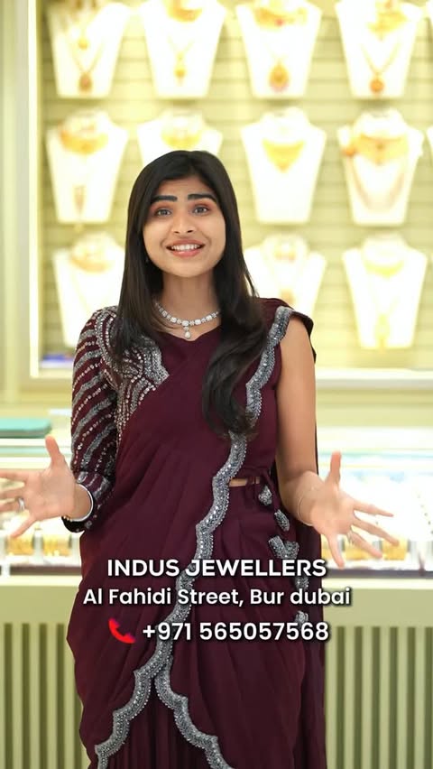 Instagram post by an influencer for Indus Jewellers. Caption reads: [...] (3 Days Only!) 📍 Where: Indus Jewellers, Al....