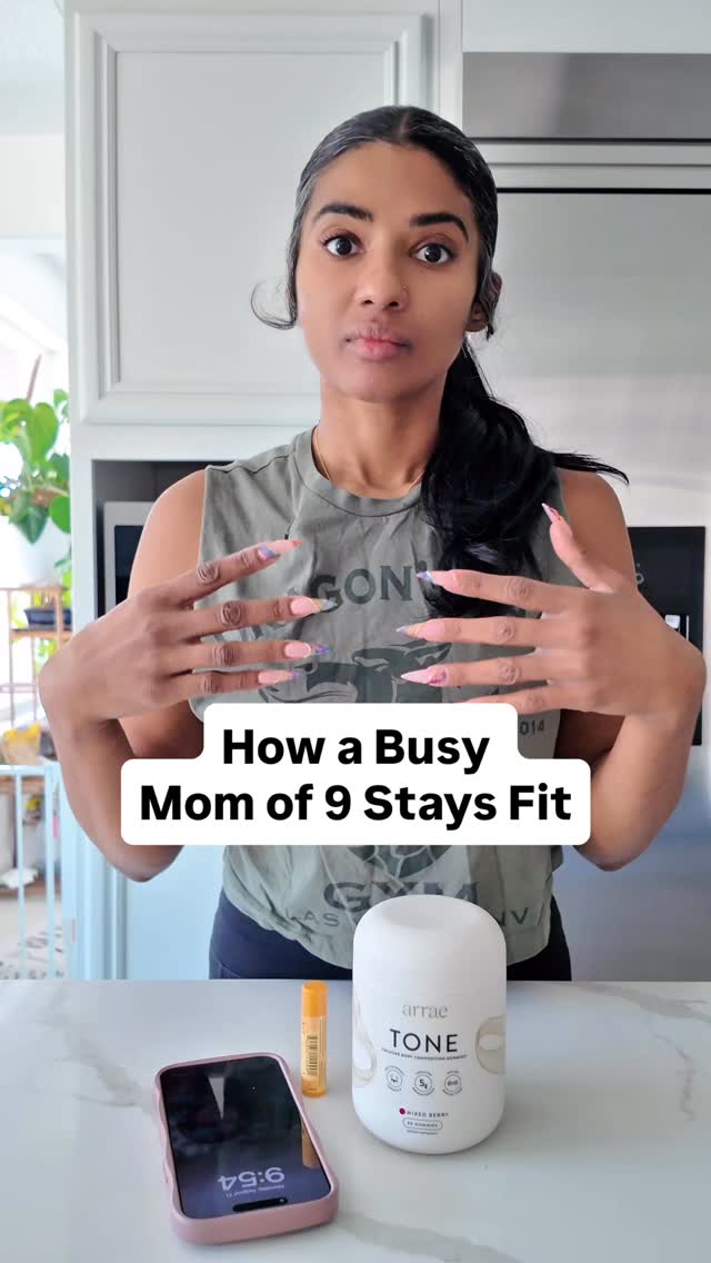 Instagram post by @mzkora for Arrae. Caption reads: [...] up for the gains (and my hubby) with my....