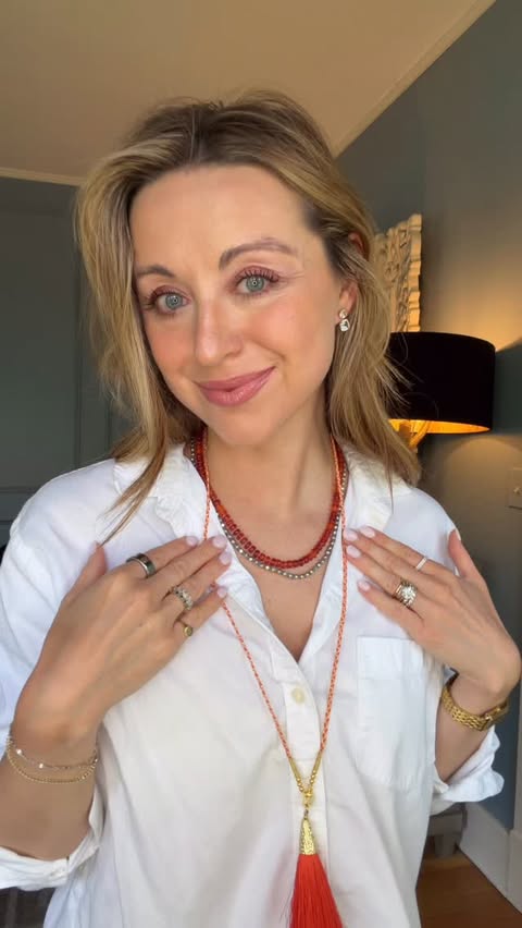 Instagram post by @bykelseyrussell for INK+ALLOY. Caption reads: Easy, everyday necklaces from @inkalloy just in....