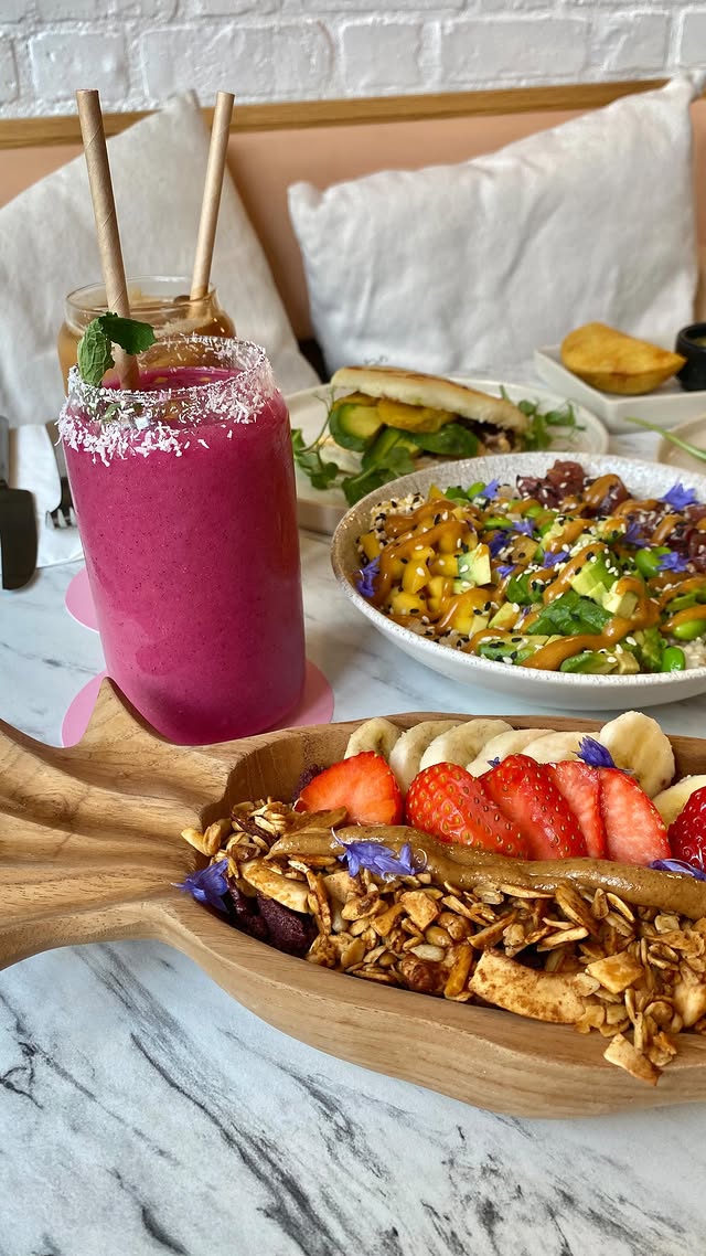 Instagram post by @eatwithast for Morena London. Caption reads: An absoulte GEM for those summer brunch viiibesss....