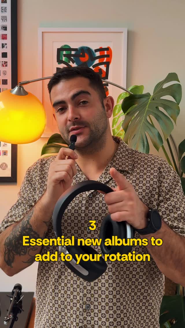 Instagram post by @tpickford for Sennheiser. Caption reads: Here’s 3 albums that have been getting some heavy....