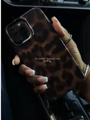 TikTok post by @_moniqueeb for VELVET CAVIAR. Caption reads: [...] coded & for the leopard girlies >> @Velvet....