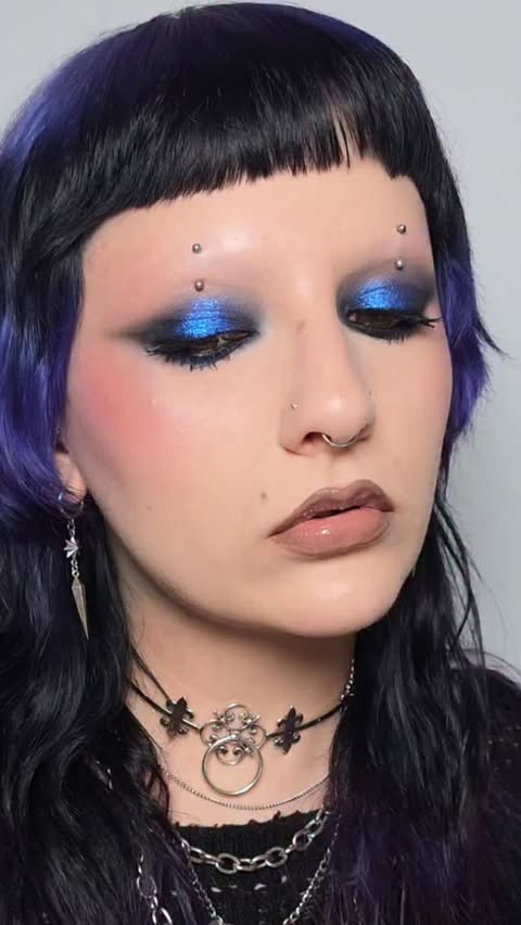 Instagram post by @nonaa_mua for Arctic Fox Hair Color. Caption reads: [...] Transylvania* and Purple AF* from....