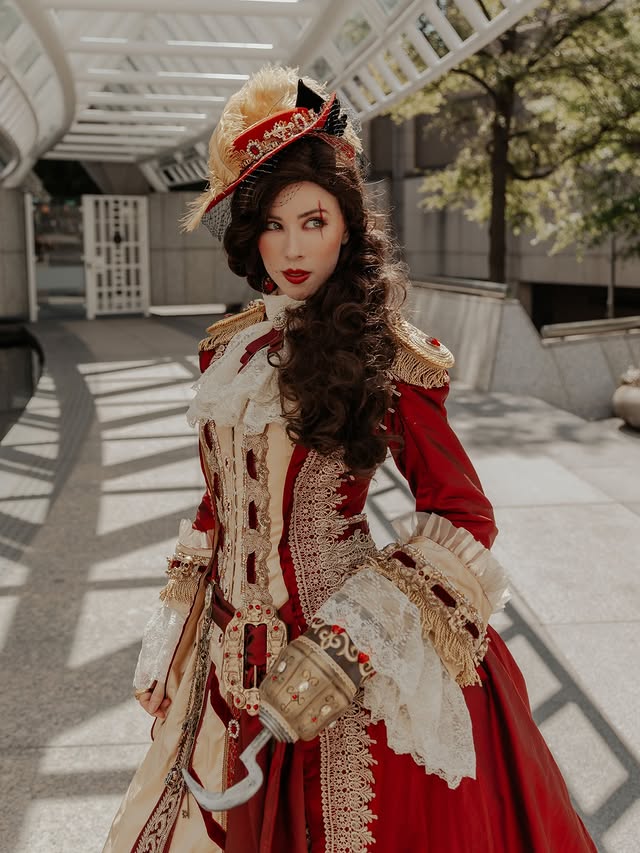 Instagram post by @asta.darling for Cricut. Caption reads: [...] time using this fabric first time using....