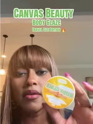 TikTok post by @starr_soulo for Canvas Beauty Brand. Caption reads: This @CANVAS BEAUTY BRAND smells so good makes me....
