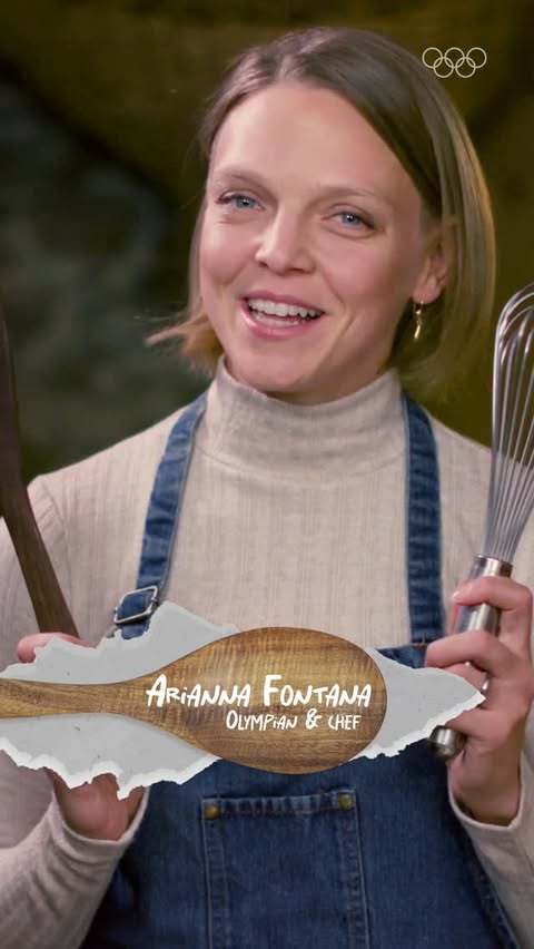 Instagram post by @aryfonta90 for Olympics. Caption reads: Arianna Fontana with her husband and coach,....