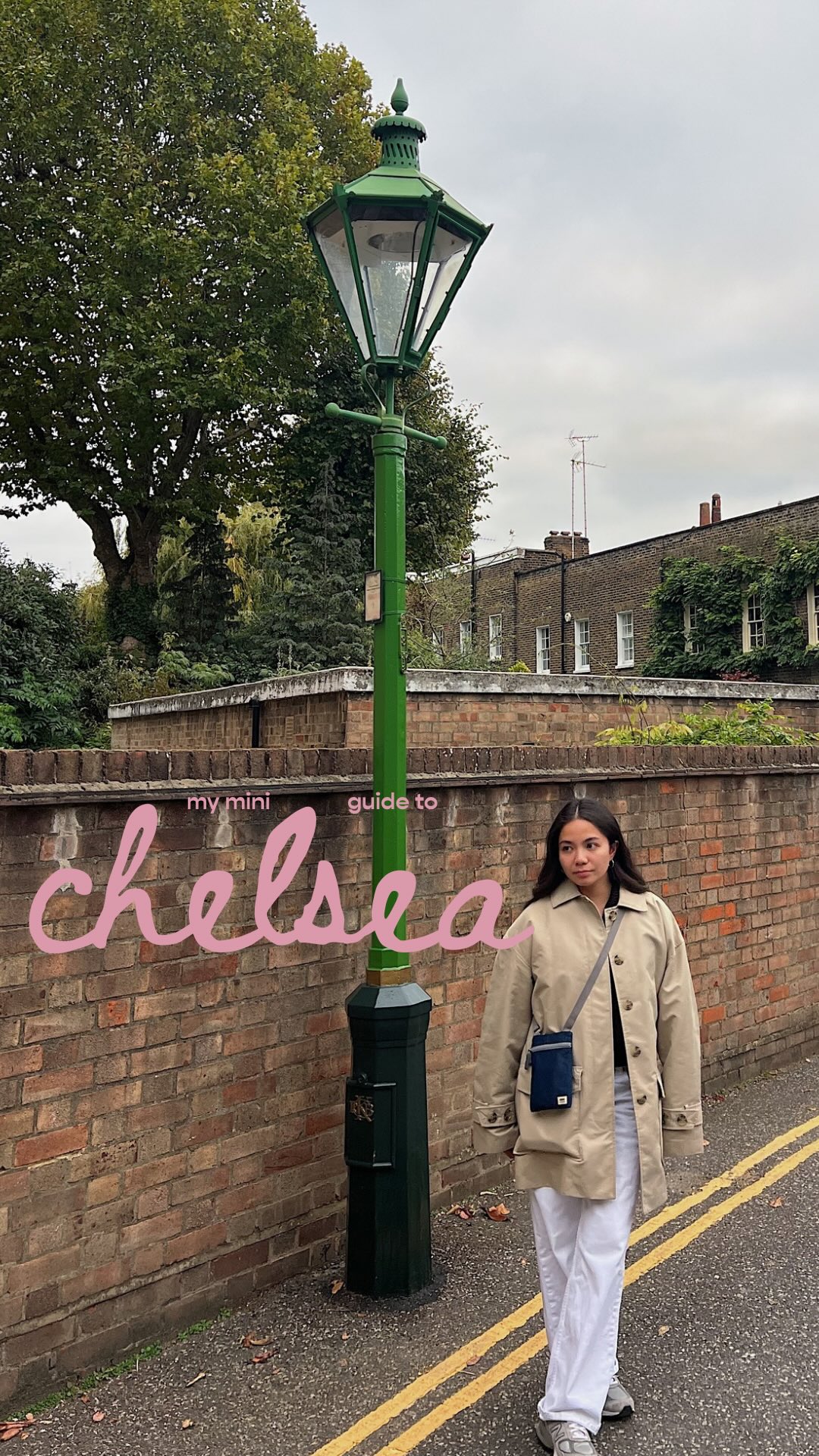 Instagram post by @where.nel.eats for ROKA London. Caption reads: AD | my mini guide to 📍chelsea 

wearing the....