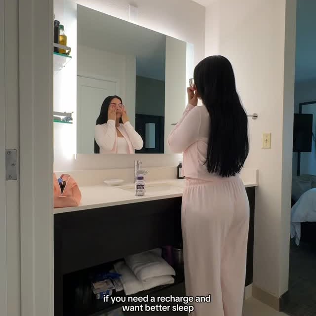 Instagram post by @claudiaajette for ZzzQuil. Caption reads: #ad #ZzzQuil_Partner Moving is exhausting but....