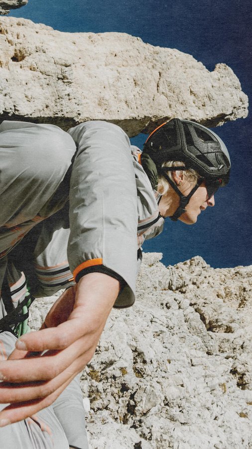 Instagram post by @ozziluca for SALEWA. Caption reads: THE NEXT STEP is a story of evolution,....