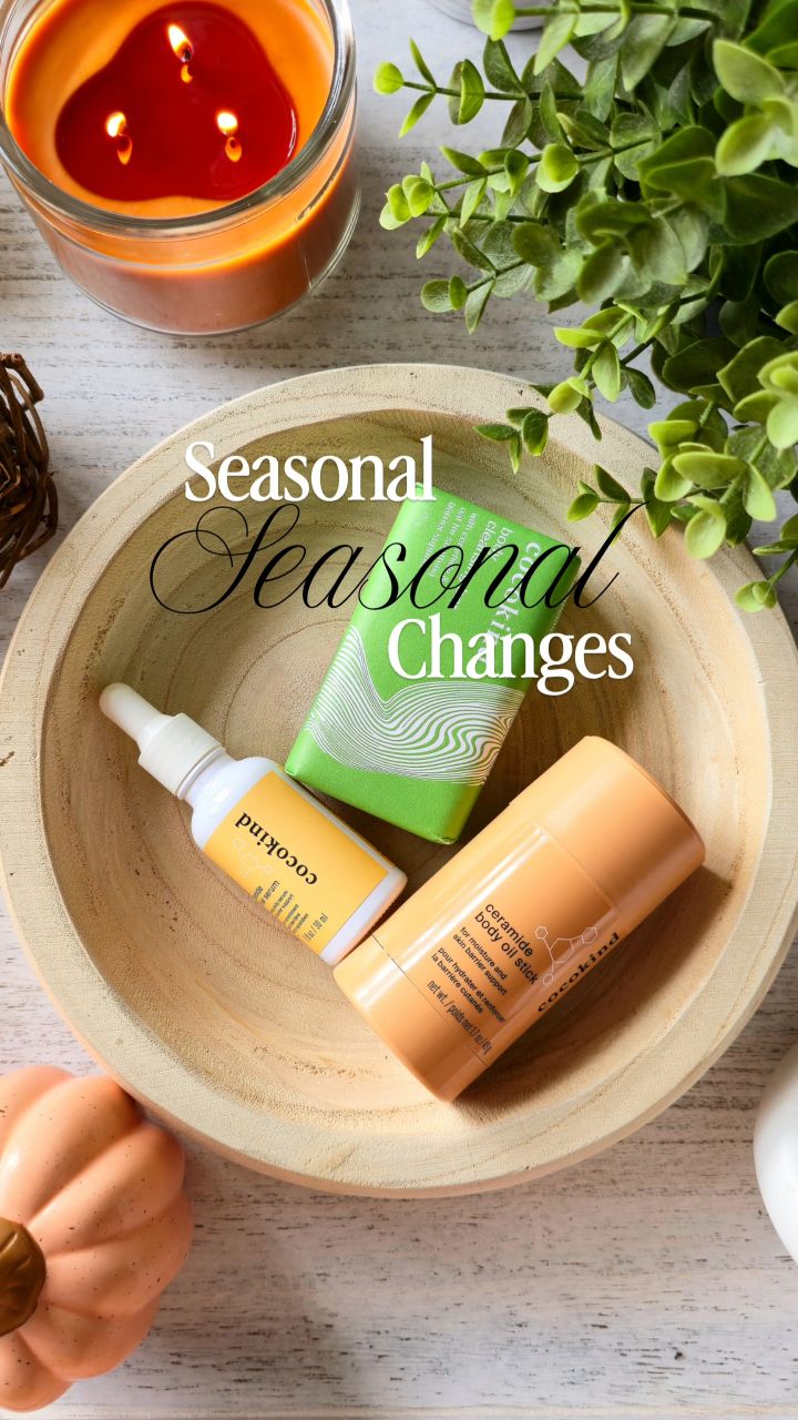 Instagram post by @waves_for_dayzz for Cocokind. Caption reads: As the seasons change, so must your skincare.....