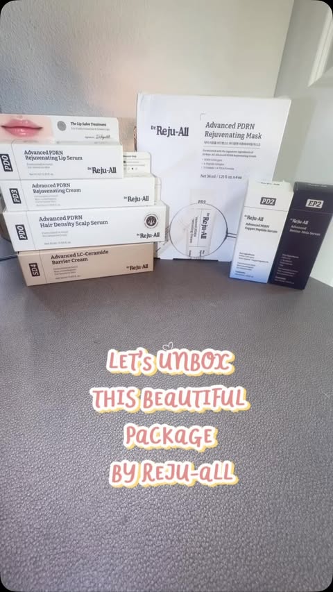 Instagram post by @amnablogg for Dr. Reju-All. Caption reads: 🌸💕 Lets Unbox This beautiful PR 💕🌸 Aoa guys so....