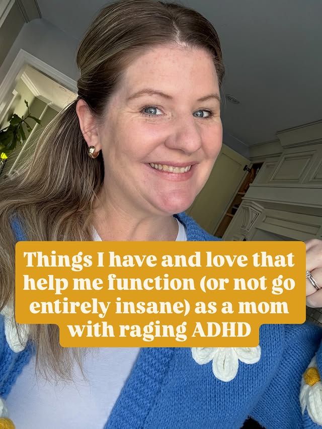 Instagram post by @libbyward for Nutrafol. Caption reads: ADHD. It’s like a superpower and a handicap at the....