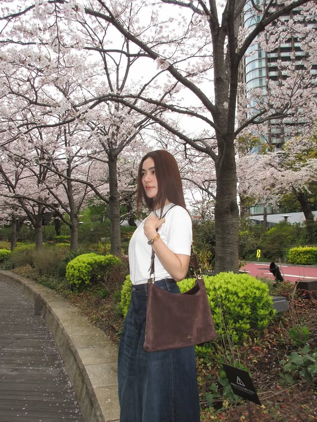 Instagram post by @kimmy_kimberley for Dior. Caption reads: Hi, April full bloom 🌸🤎 @Dior #DiorSS26.