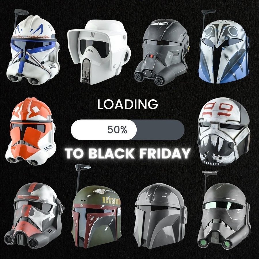 Instagram post by @starwarsfanpage for CyberCraft. Caption reads: Hi, it’s @cybercraft and we make the coolest Star....