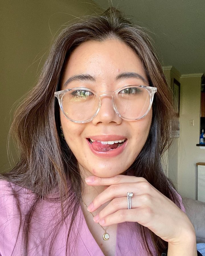 Instagram post by @drsallymanderchoi for Stoggles. Caption reads: MY 1ST GIVEAWAY! ⚪️😽⬜️ 
CLOSED: @celion_a and....